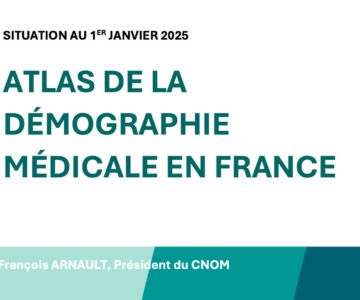 Publication de l'atlas de la démographie médicale 2025
