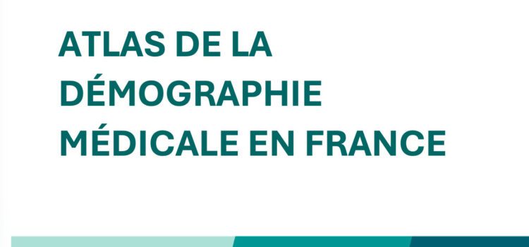Publication de l'atlas de la démographie médicale 2025